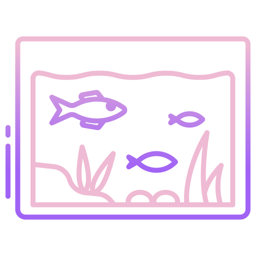 aquarium Generic gradient outline icoon