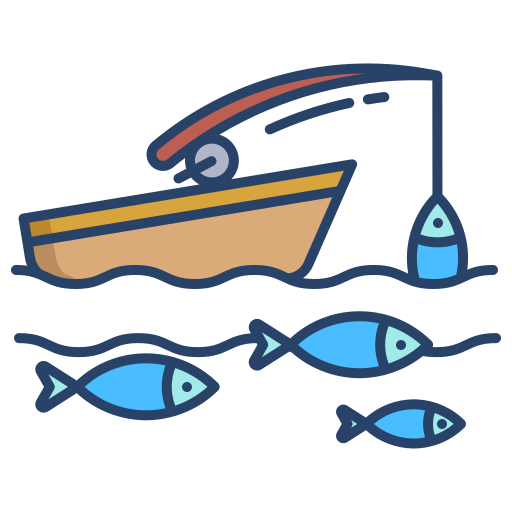 pesca Generic color outline icona