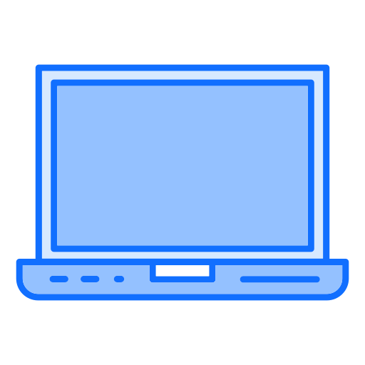 노트북 컴퓨터 Generic Blue icon