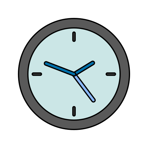uhr Generic Thin Outline Color icon