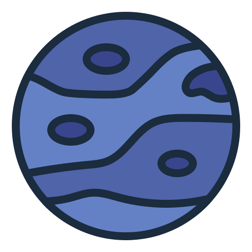 neptunus Generic Outline Color icoon