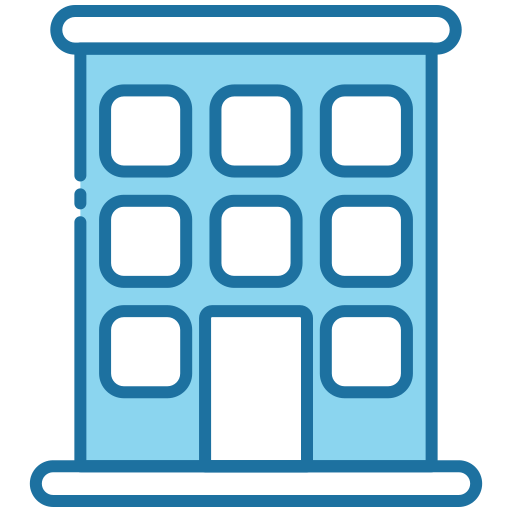 건물 Generic Blue icon