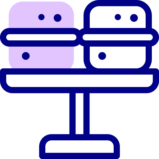 マカロン Detailed Mixed Lineal color icon