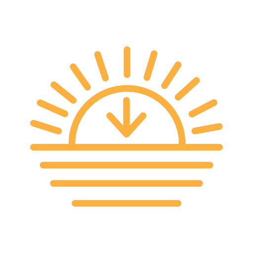 Sunset Generic Simple Colors icon