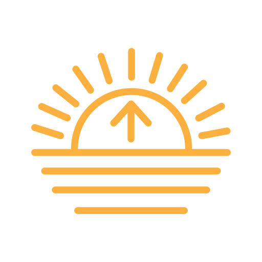 wschód słońca Generic Simple Colors ikona