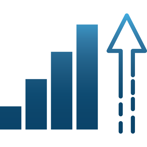 tendência Generic Flat Gradient Ícone