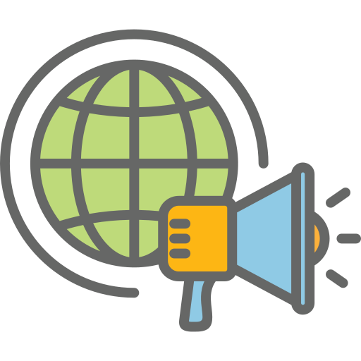 globales marketing Generic Outline Color icon