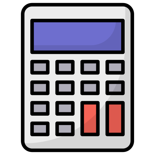 calculadora Generic Outline Color Ícone