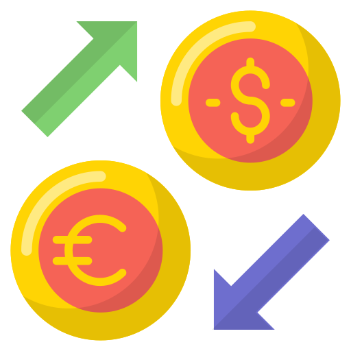 cambio di valuta Generic Flat icona