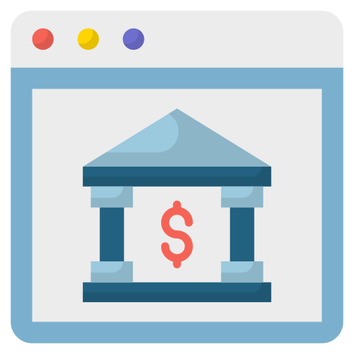 banca en línea Generic Flat icono