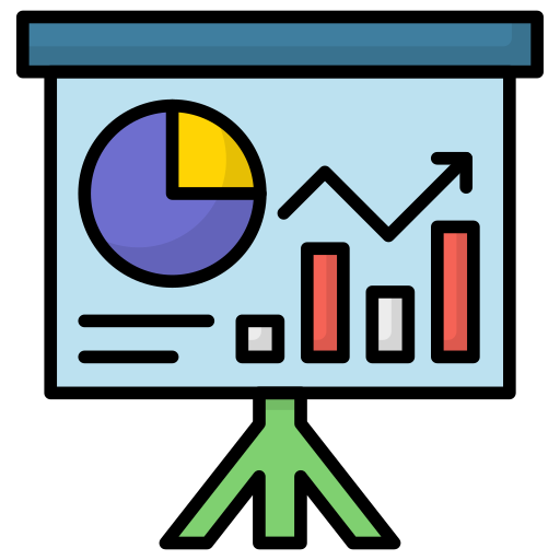 Graph Generic Outline Color icon