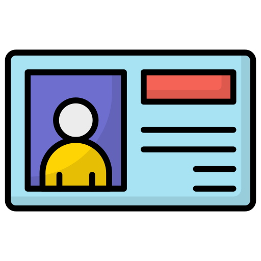 ID card Generic Outline Color icon