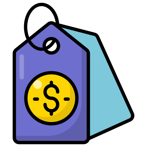 Dollar tag Generic Outline Color icon