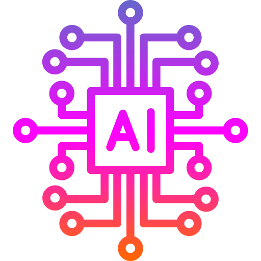 Artificial intelligence Generic Gradient icon