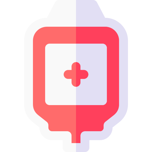 donación de sangre Basic Rounded Flat icono