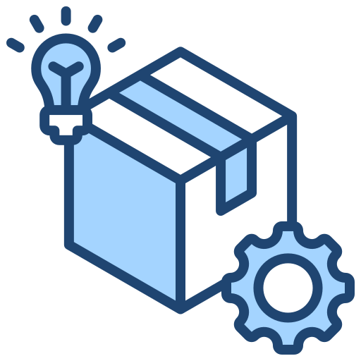 Product development Generic Blue icon