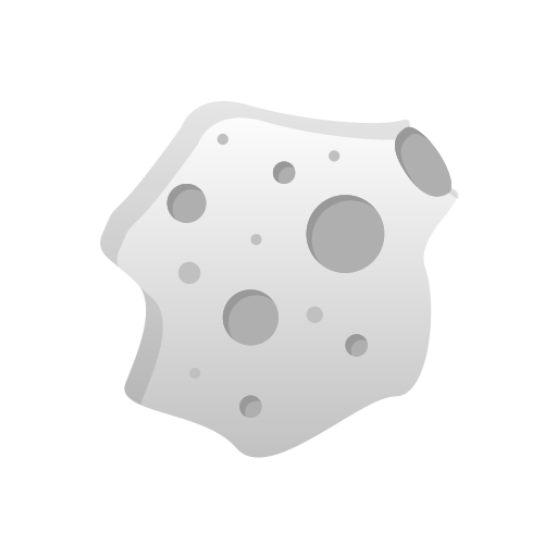 astéroïde Generic Flat Gradient Icône