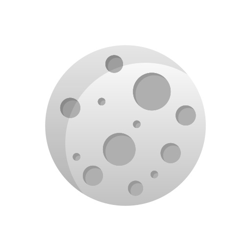 달 Generic Flat Gradient icon