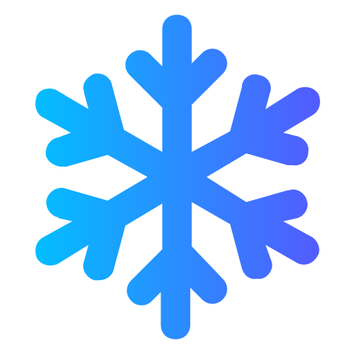 雪の結晶 Generic Gradient icon