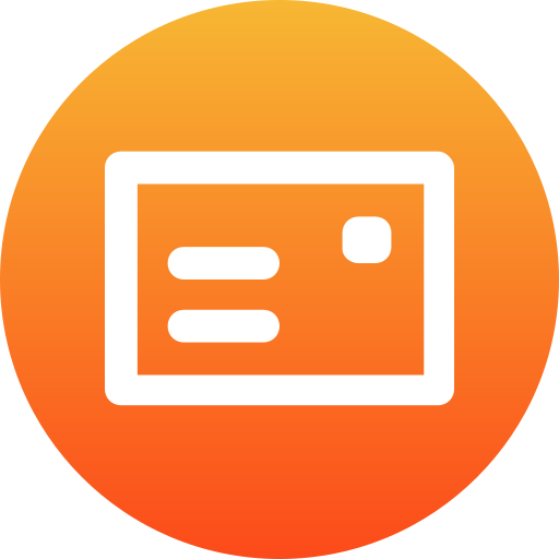 postkarte Generic Flat Gradient icon