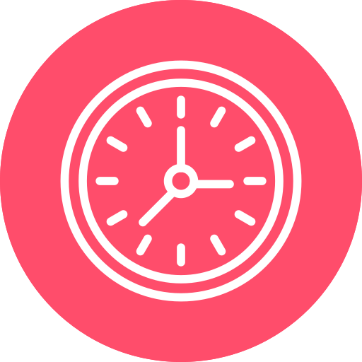 reloj de pared Generic Flat icono