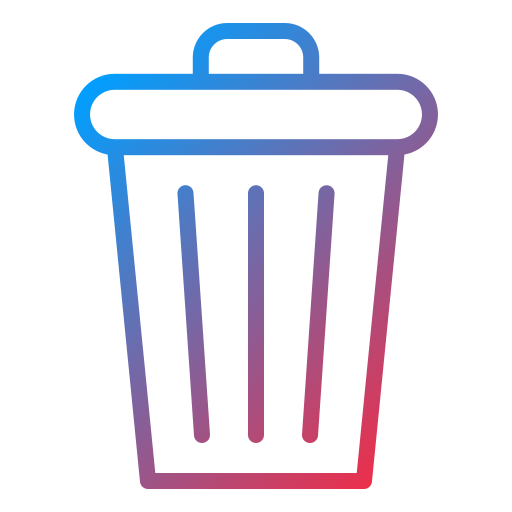 Trash Generic Gradient icon