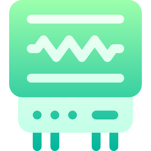 miernik elektryczny Basic Gradient Gradient ikona