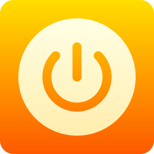 電源スイッチ Basic Gradient Gradient icon