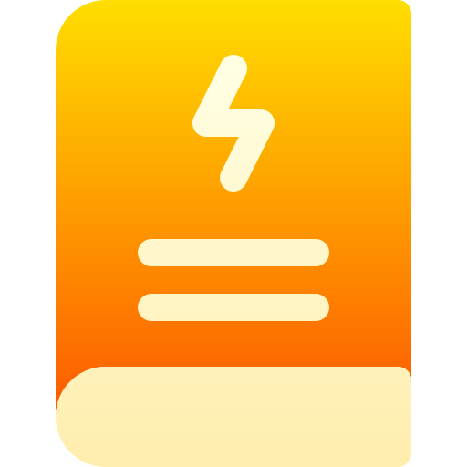 電気 Basic Gradient Gradient icon