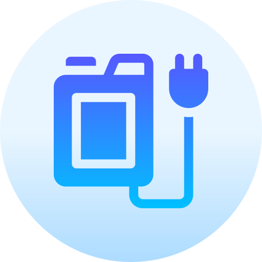 Oil barrel Basic Gradient Circular icon