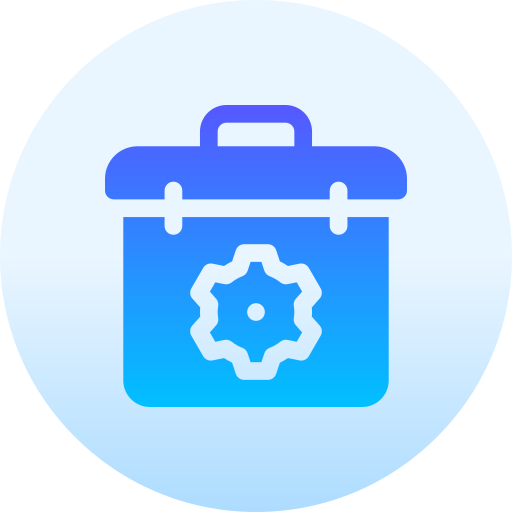 caja de herramientas Basic Gradient Circular icono