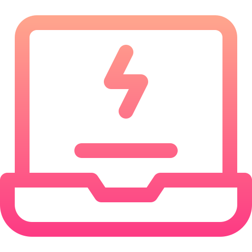 laptop Basic Gradient Lineal color icon