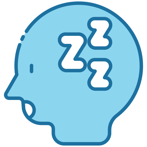 schlafen Generic Blue icon