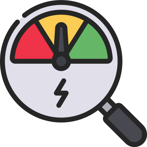 Electric meter Juicy Fish Soft-fill icon