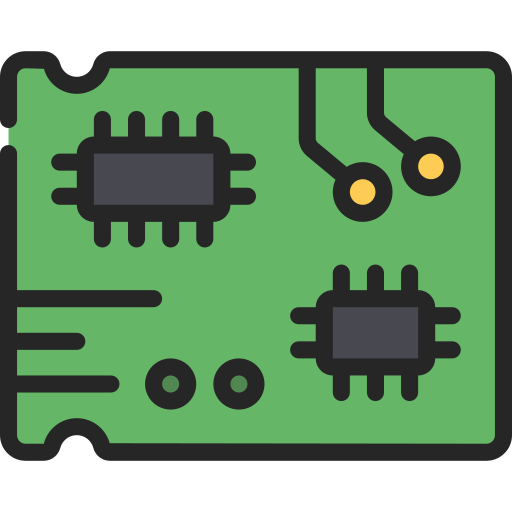 Circuit board Juicy Fish Soft-fill icon
