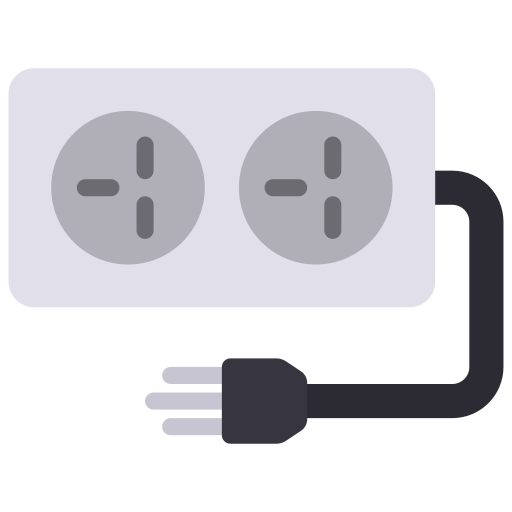 Extension cable Juicy Fish Flat icon