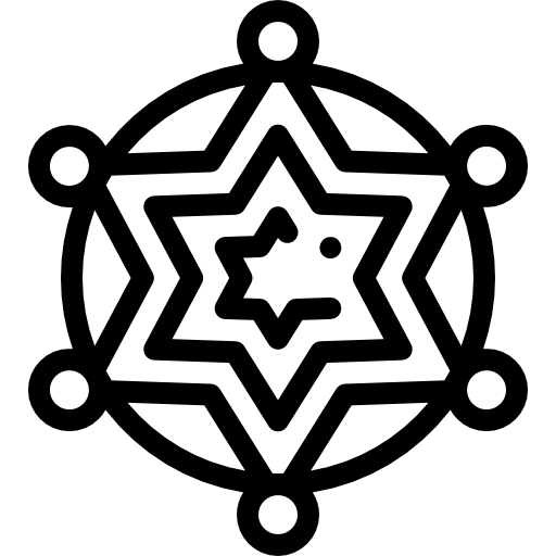 szeryf Detailed Rounded Lineal ikona
