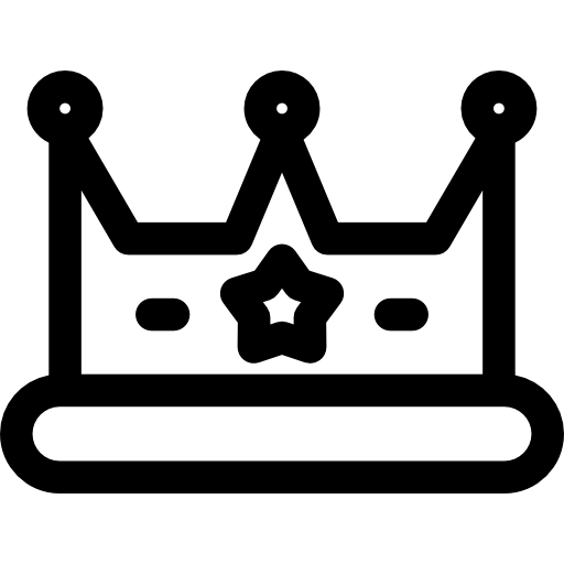 왕관 Basic Rounded Lineal icon