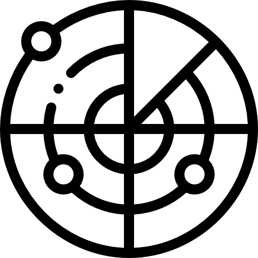 レーダー Detailed Rounded Lineal icon