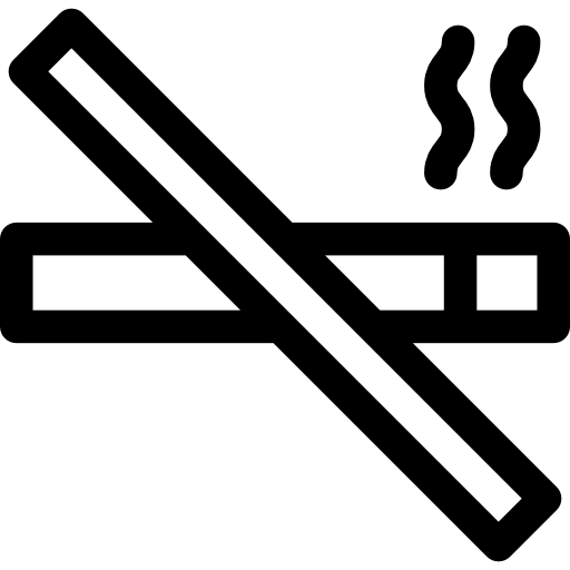 금연 Basic Rounded Lineal icon