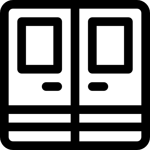 문 Basic Rounded Lineal icon