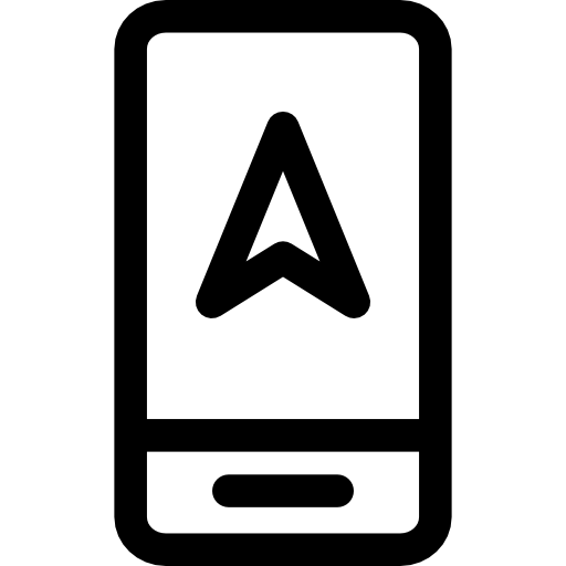 flecha Basic Rounded Lineal icono