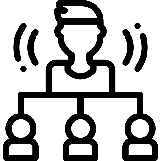 계층 구조 Detailed Rounded Lineal icon
