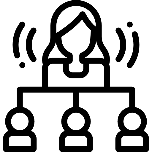 Иерархическая структура Detailed Rounded Lineal иконка