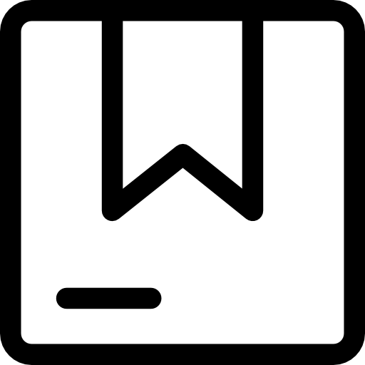 caixa Basic Rounded Lineal Ícone