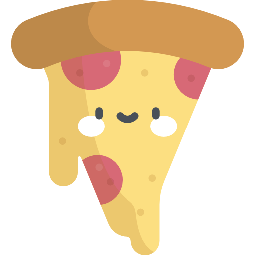 피자 Kawaii Flat icon