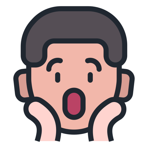 Shocked Generic Outline Color icon