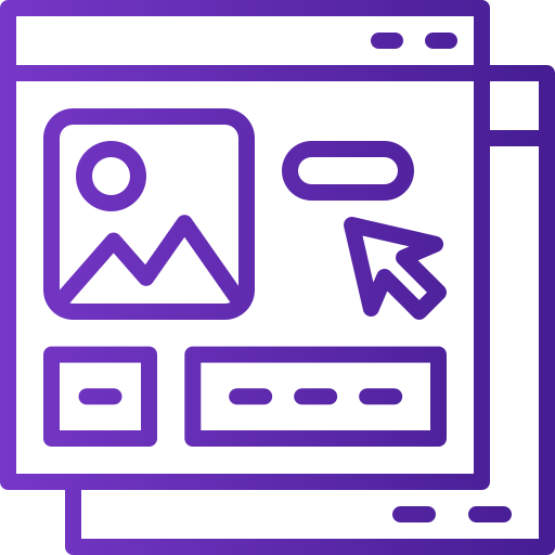 sitio web Generic Gradient icono