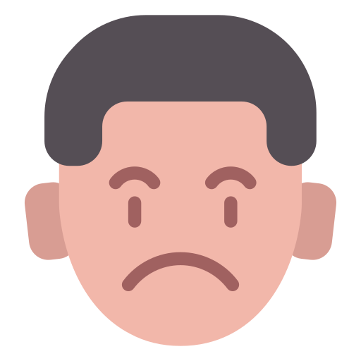 Sad Generic Flat icon