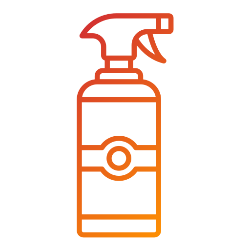 aerosol de limpieza Generic Gradient icono